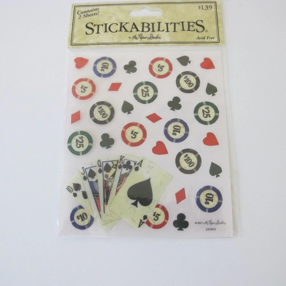 Scrapbooking Sticker Bundle For Paper Crafts Hunting Fishing Bowling(New & Used)